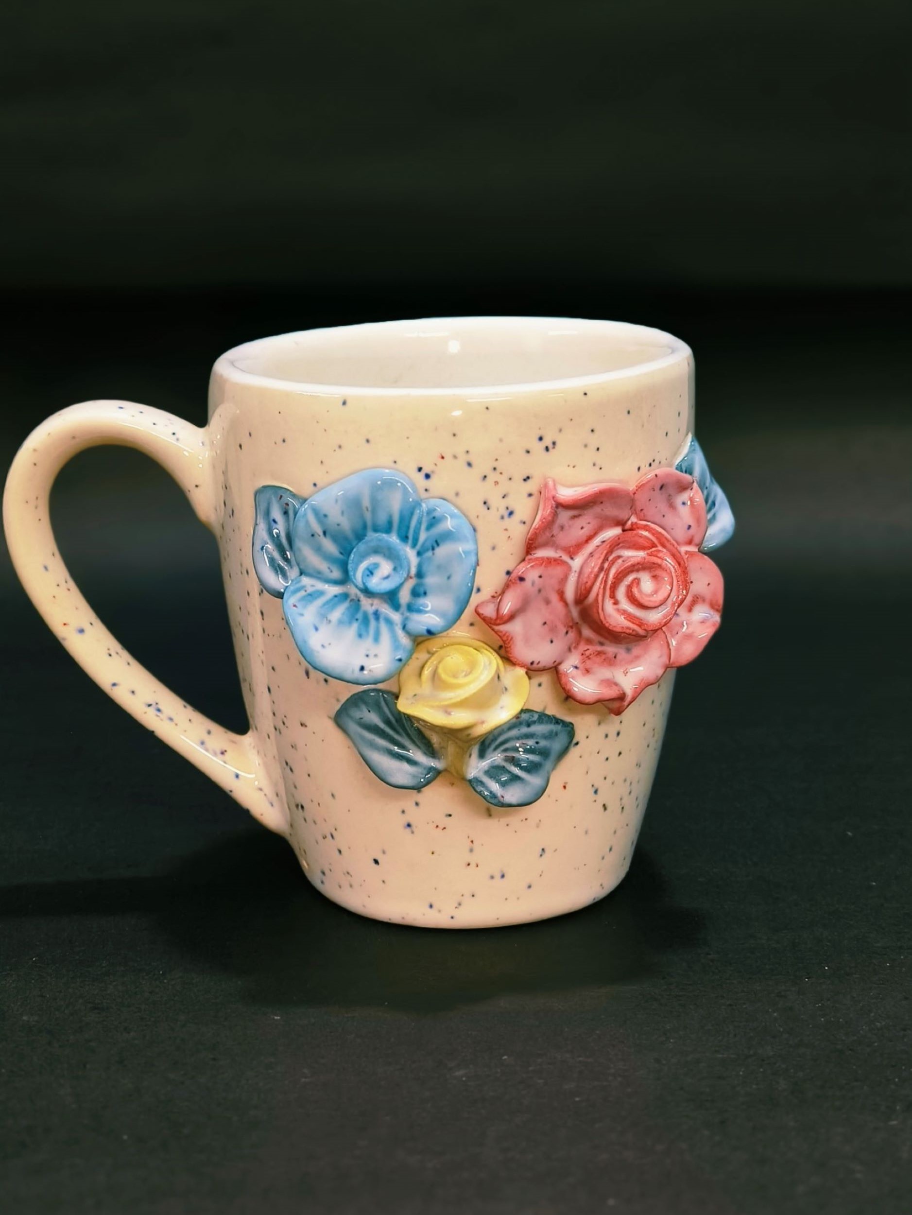 Bloom Bliss Handcrafted Ceramic Mug Image