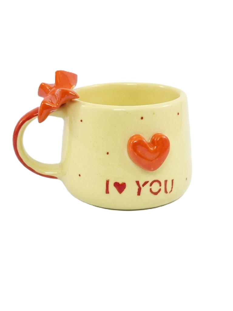 Bow & Heart Ceramic Mug Image