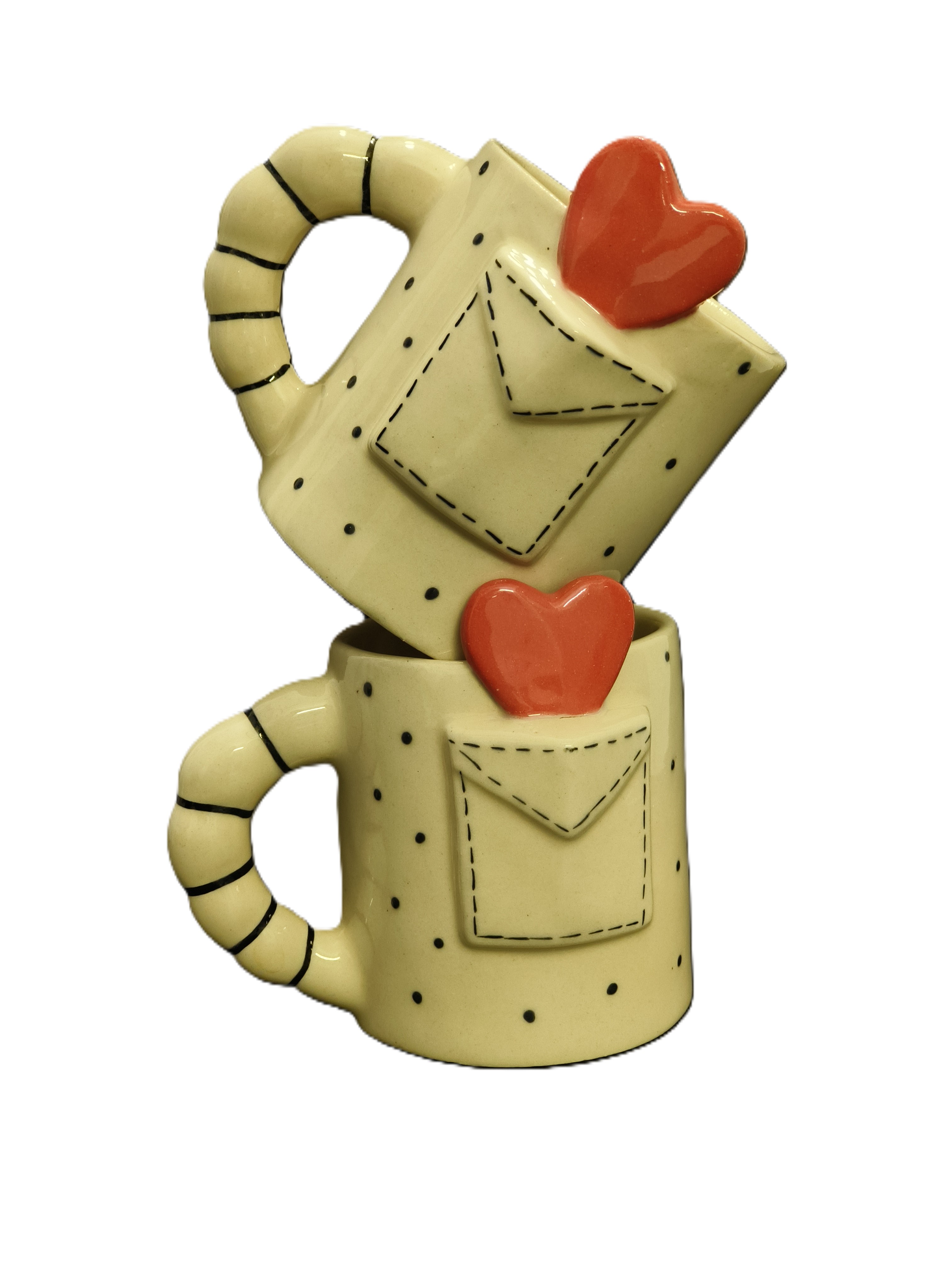 Pocket of Love – Pocket Heart Ceramic Mug Image