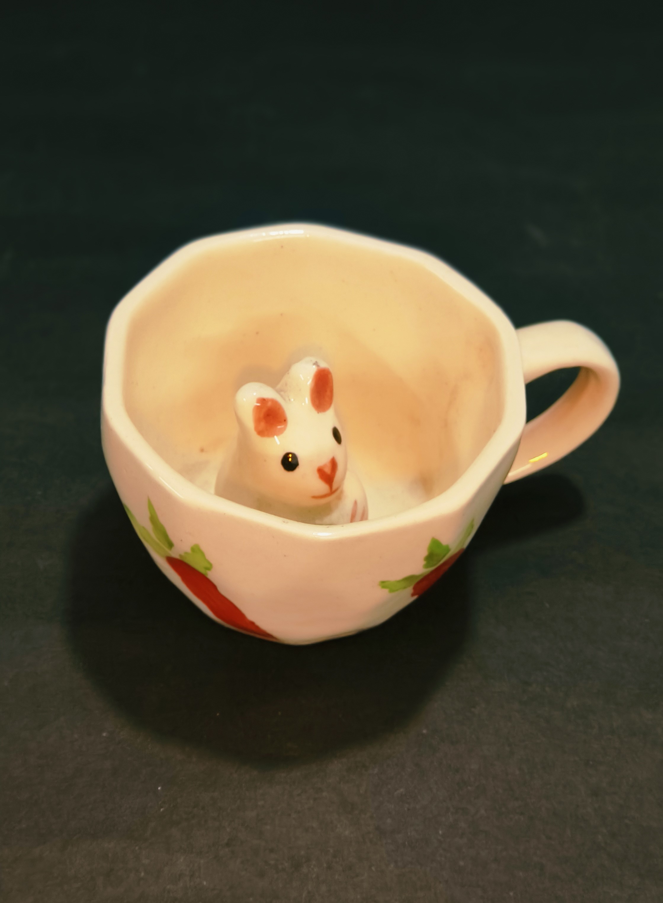 Bunny Peekaboo Kids Ceramic Mug Image