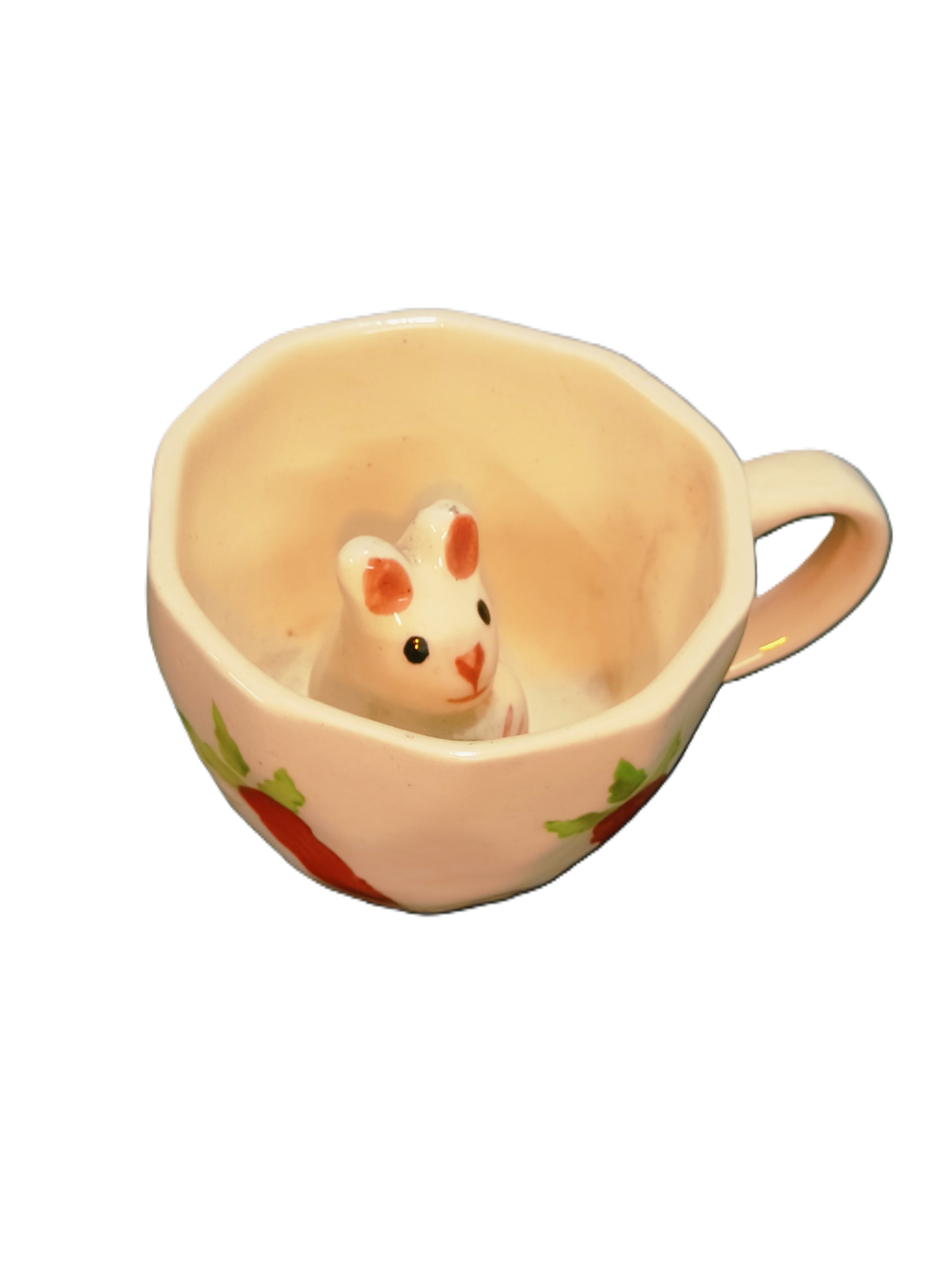 Bunny Peekaboo Kids Ceramic Mug Image