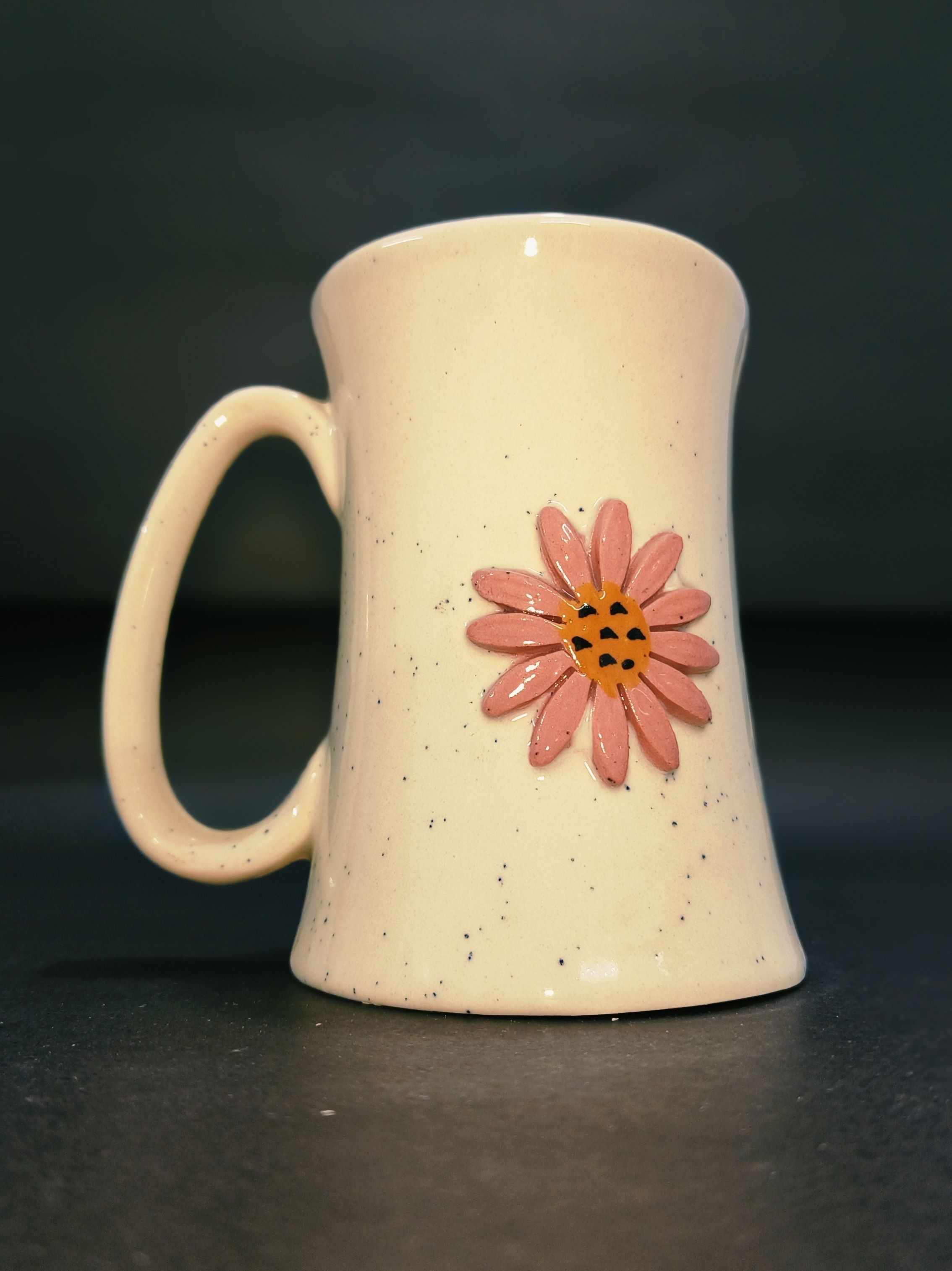 Peach Bloom Ceramic Mug Image